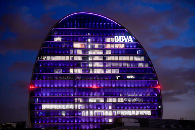 sede central en Madrid del banco BBVA